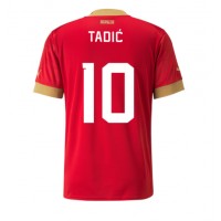Maglie da calcio Serbia Dusan Tadic #10 Prima Maglia Mondiali 2022 Manica Corta